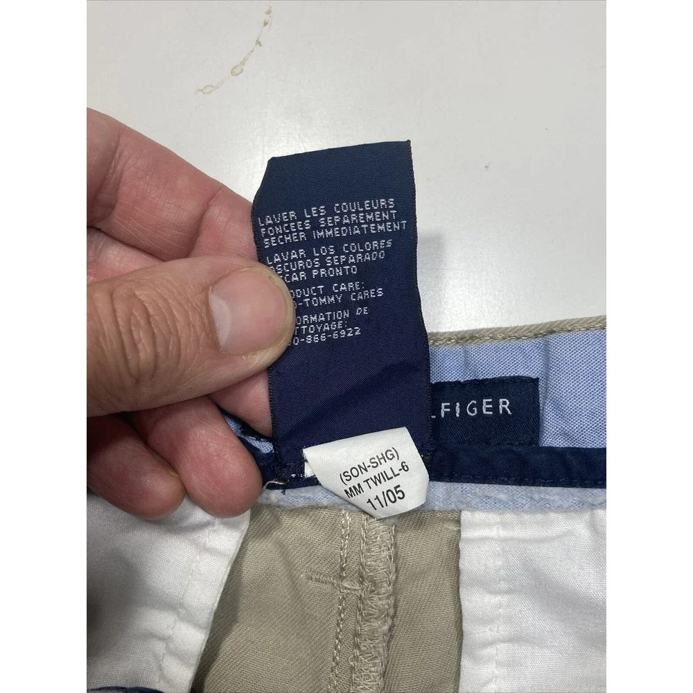 Tommy Hilfiger Golf Pleated Classic Chino Shorts, Size 34